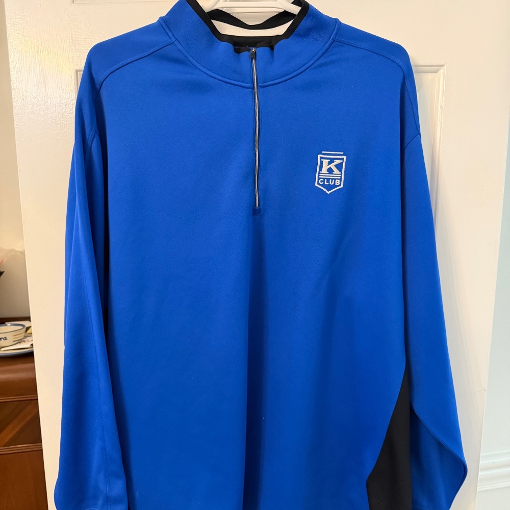 Nike brand KClub logo quarter zip